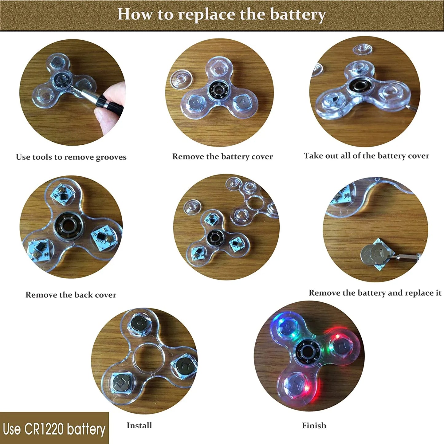 LED Fidget Spinner - GlobaSync