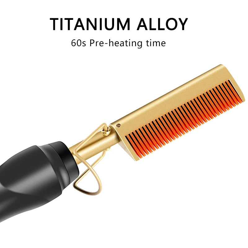 Electric Straightening Hot Comb