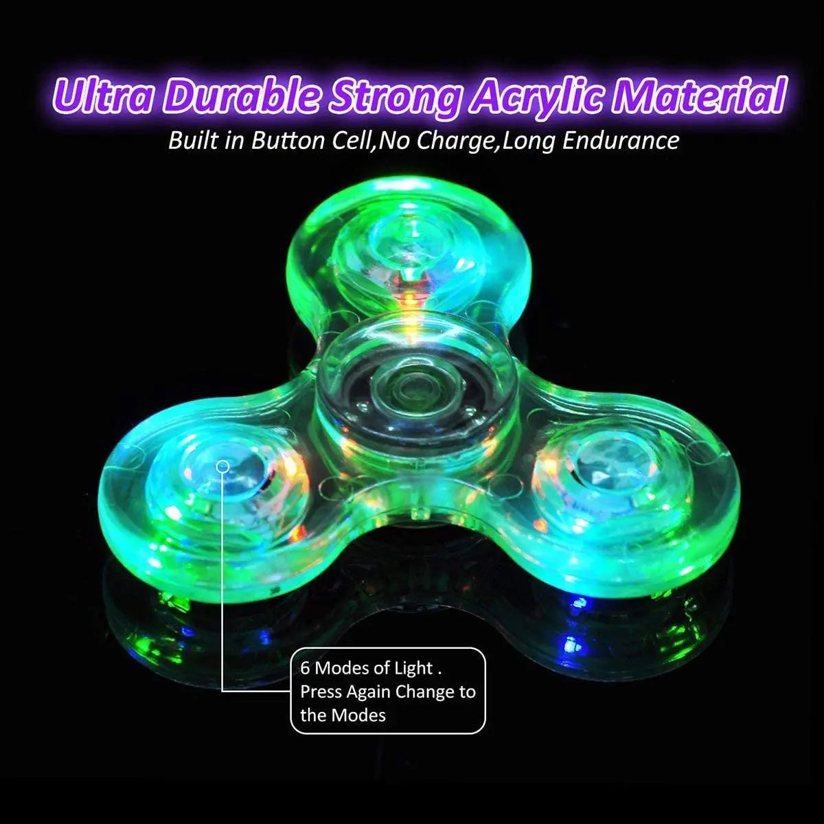 LED Fidget Spinner - GlobaSync