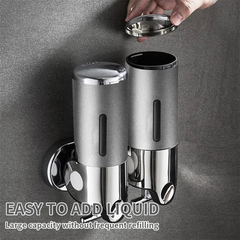 Silver Touch Bathroom Liquid Dispenser