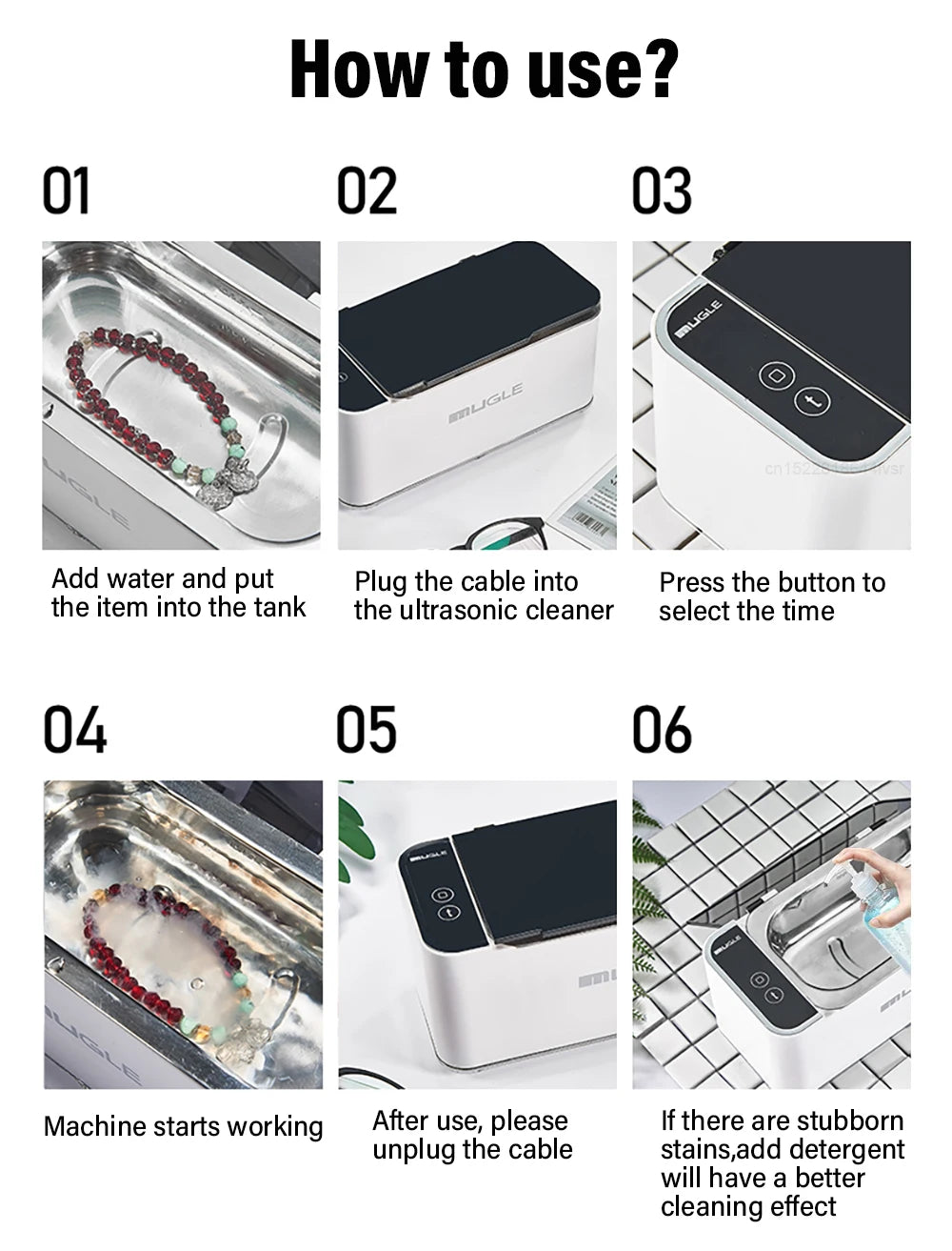 SonicSpark Ultrasonic Cleaner