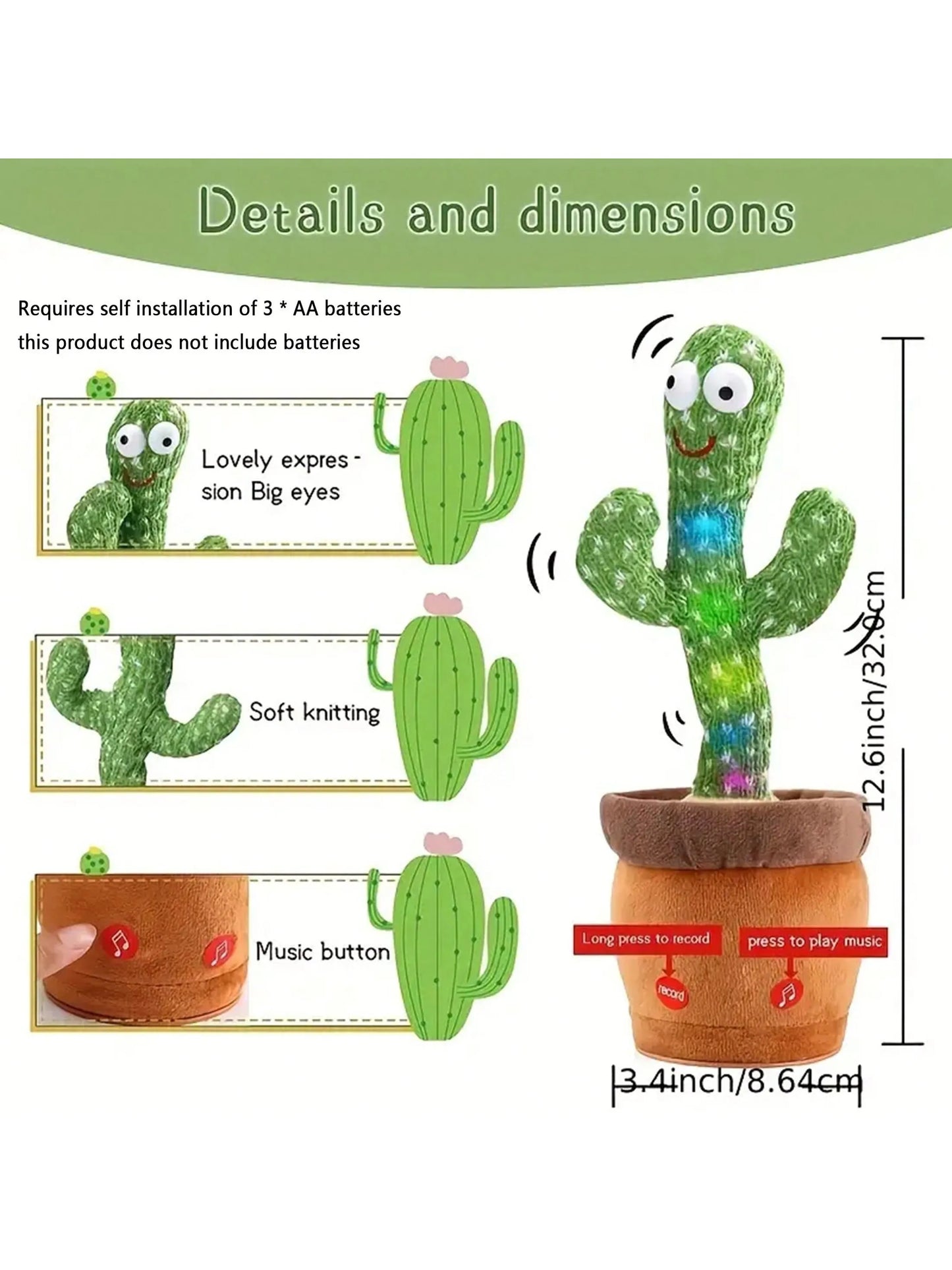 MimicCactus: The Dancing Talking Cactus Toy!