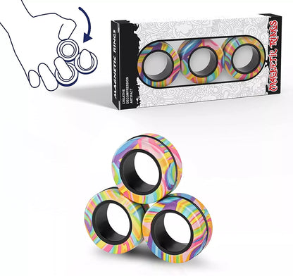 MagRing TrioSpin Fidget Toy - GlobaSync