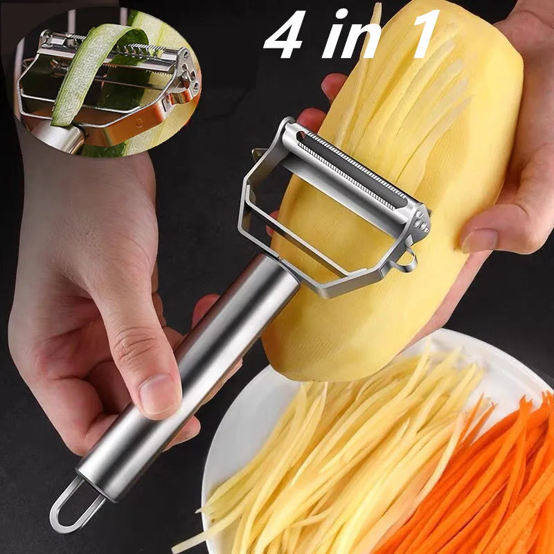 GreenGlide Multifunctional Vegetable Peeler - GlobaSync