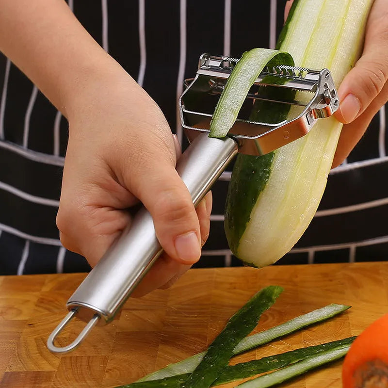 GreenGlide Multifunctional Vegetable Peeler - GlobaSync