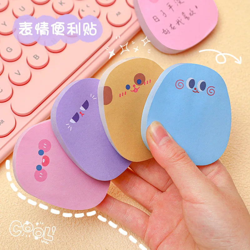 Cute Emoticon Sticky Memo Pads