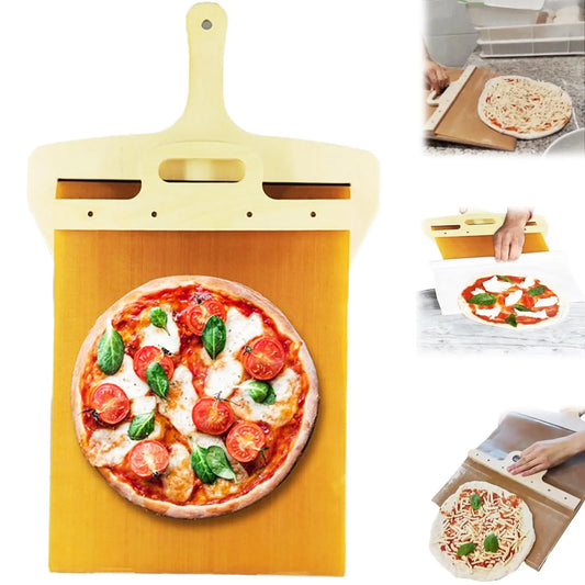 Sliding Pizza Peel - The Ultimate Kitchen Companion for Perfect Pizzas!