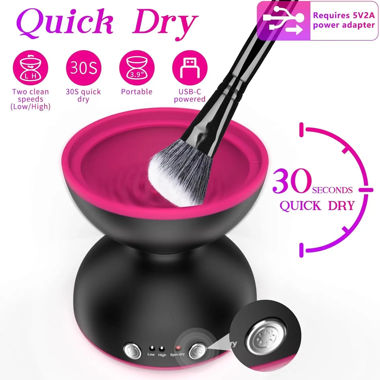 Electric Makeup Brush Cleaner