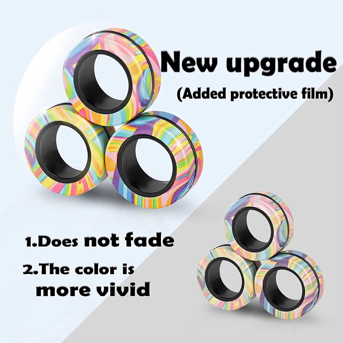 MagRing TrioSpin Fidget Toy - GlobaSync