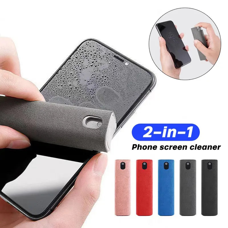 2-in-1 Phone Screen Cleaner Spray