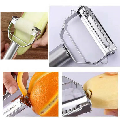 GreenGlide Multifunctional Vegetable Peeler - GlobaSync