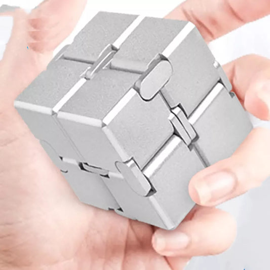 Metal Infinity Cube Fidget Toy - GlobaSync