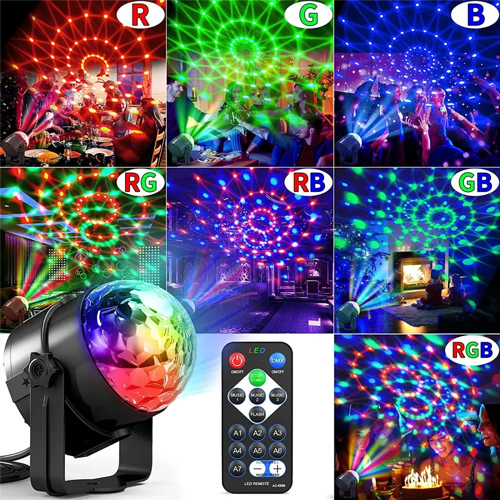 7 Color Strobe Light