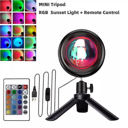 LED Sunset Projector Lamp