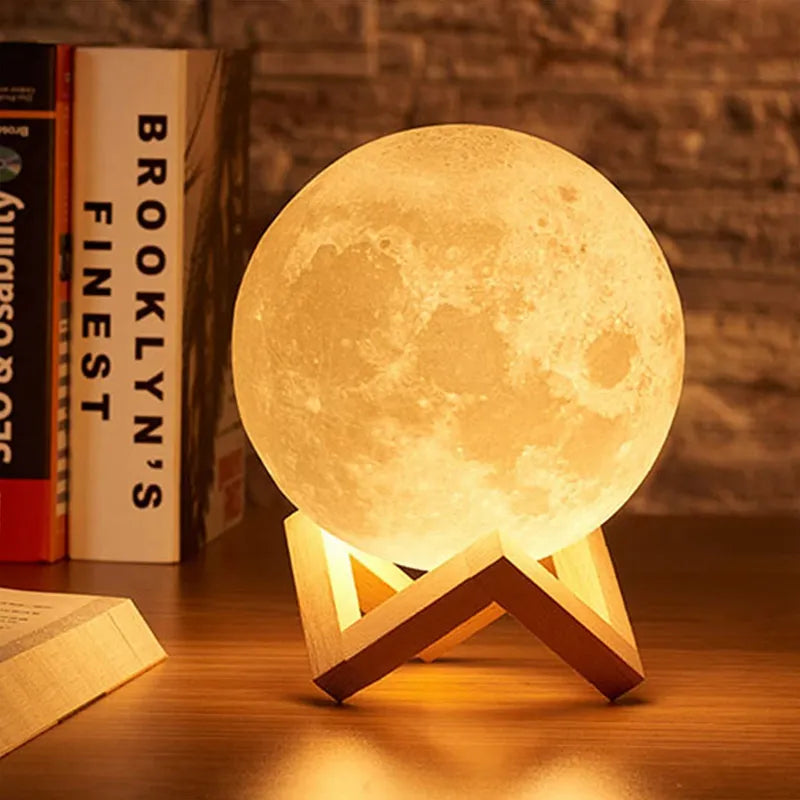 3D Moon Shaped Lamp