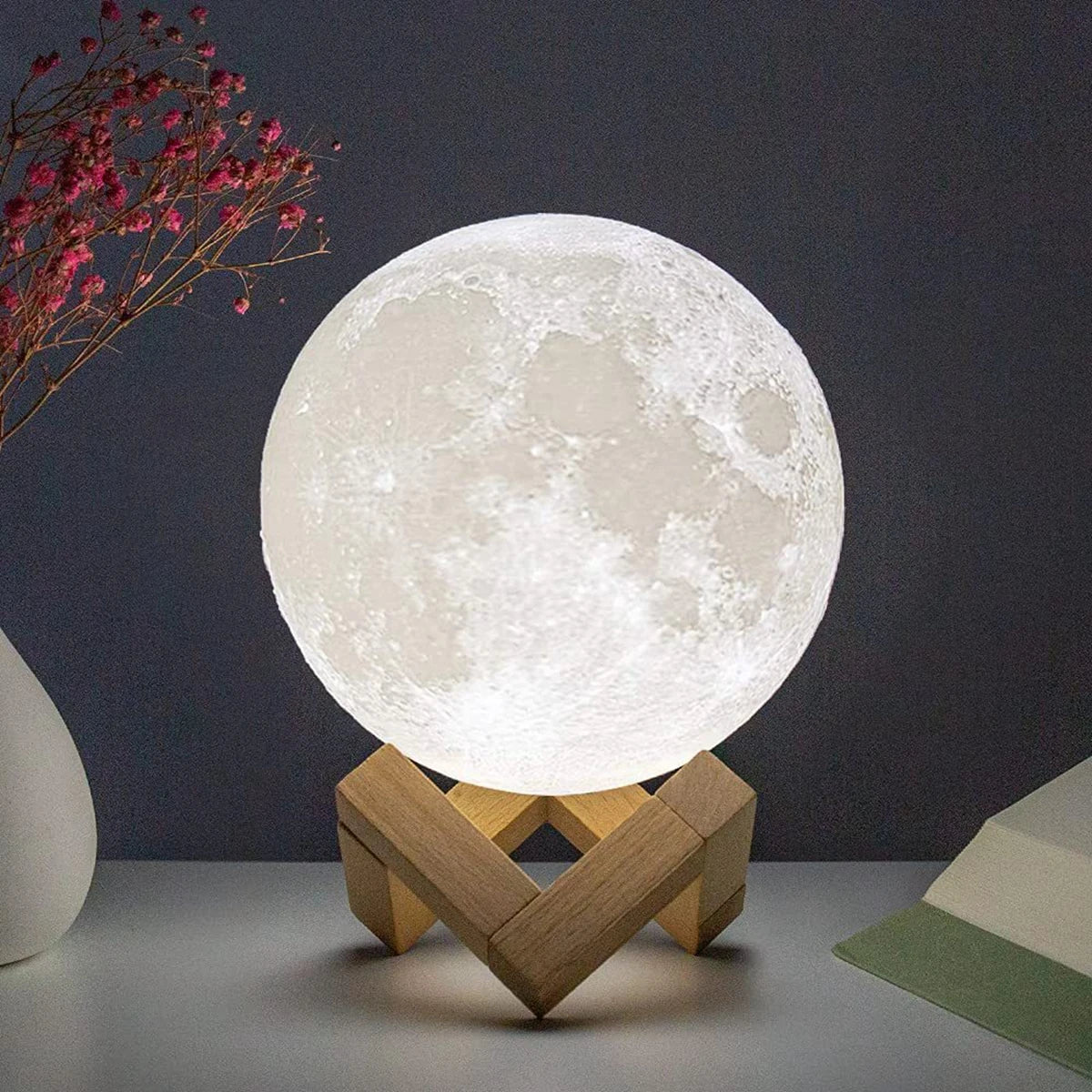 3D Moon Shaped Lamp