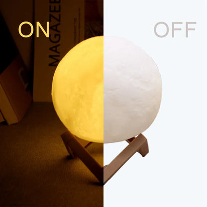 3D Moon Shaped Lamp